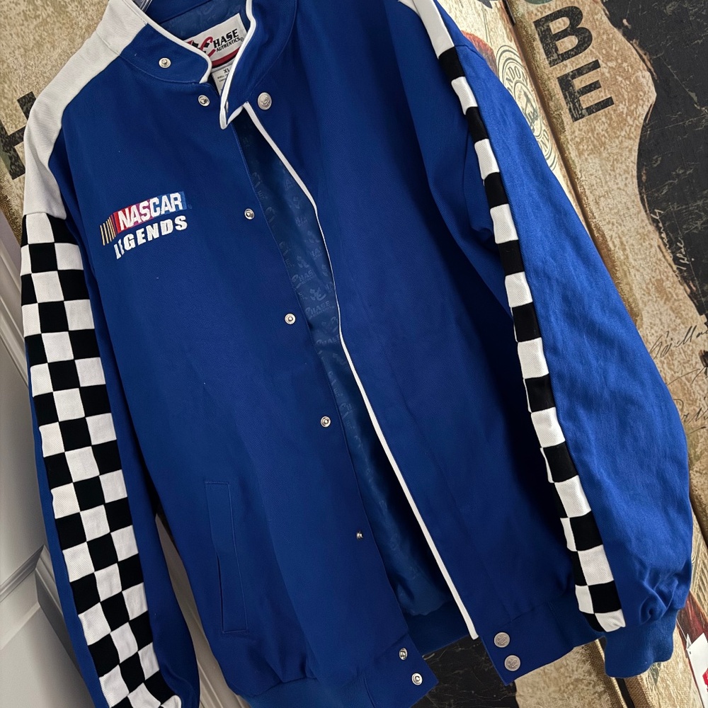 NASCAR Legends Vintage L/S Bomber Jacket NWT SZ XL